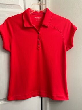 Tommy Bahama Bright Red Short-Sleeve Polo Tee